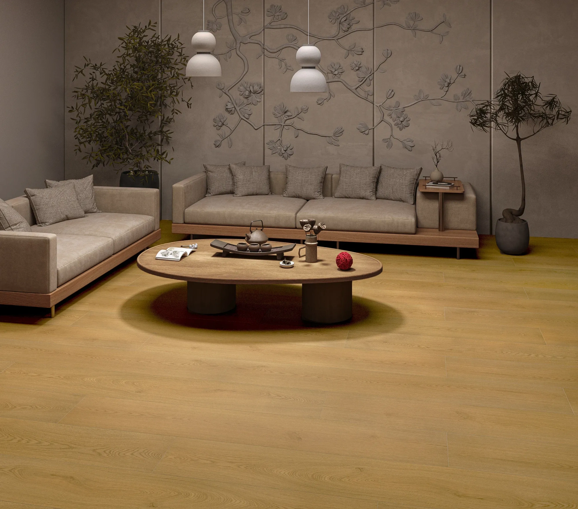 Ламинат My Step Фортис XL (Fortis XL) Дуб Обсидиан MS7012