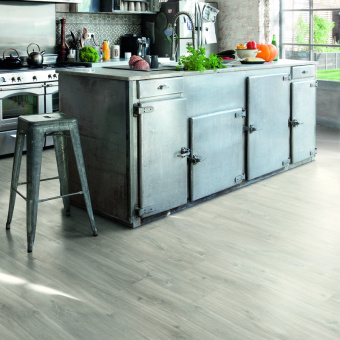 ПВХ-плитка Quick-Step QS Alpha Vinyl BLOS планка AVSPU 40030 Дуб каньон серый пилёный