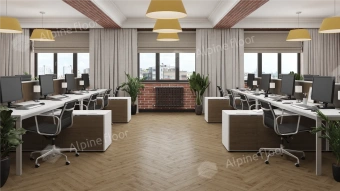 Ламинат Alpine Floor Herringbone 12 Pro 4V 34 (CH) LF106-07A Дуб Прованс