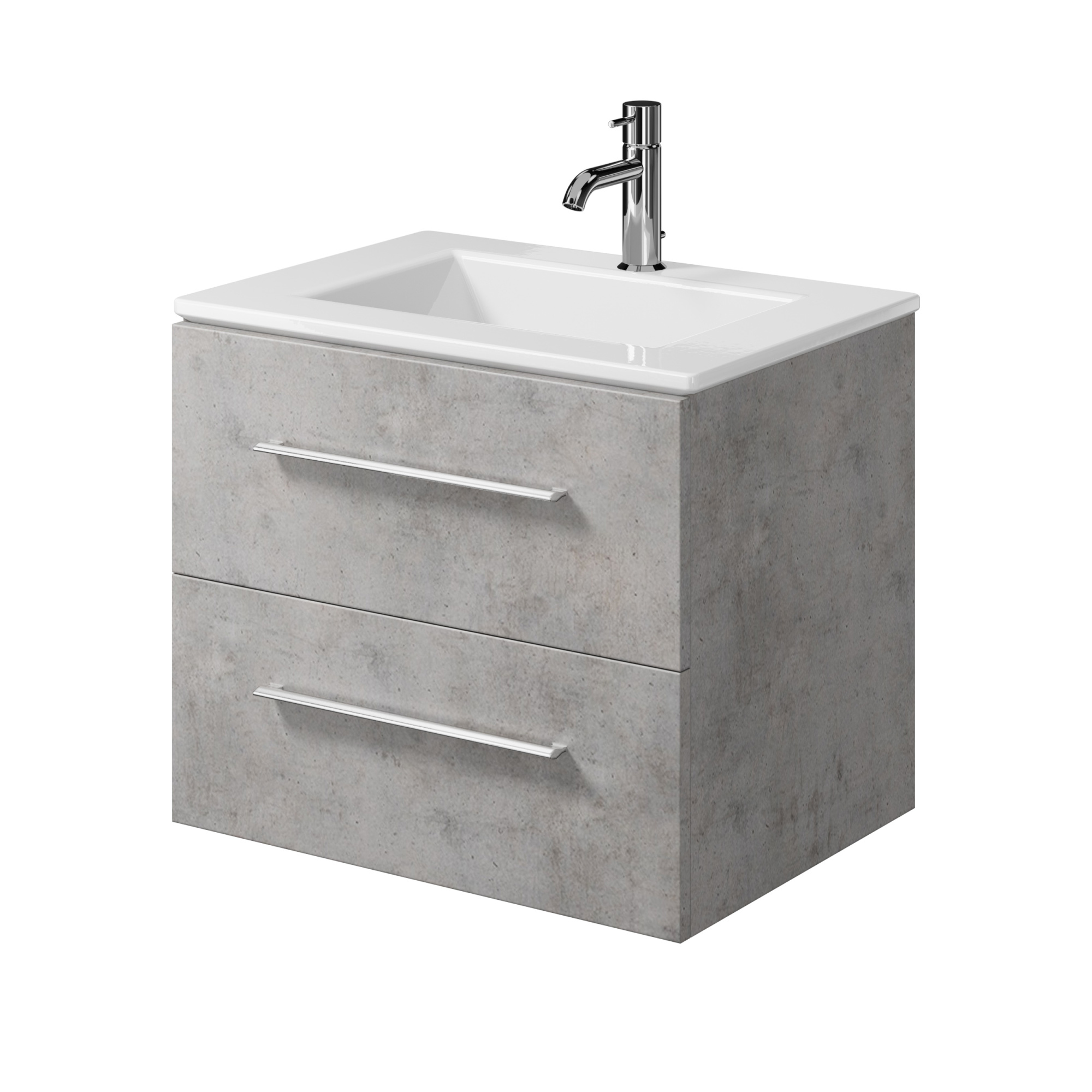 Тумба под раковину Creto Ares 60 серая