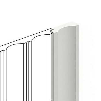 Финишный молдинг Hiwood LF138B NP/ 35.5 х 12 х 2700