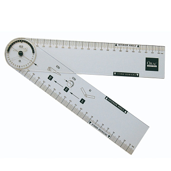 Линейка-транспортир Orac