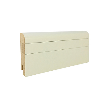 Напольный плинтус CROWNWOOD МДФ R9 RAL + вставка гладкая 8х18 RAL