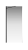 Боковая перегородка Creto Tenta 123-SP-900-C-B-8 стекло прозрачное EASY CLEAN, профиль черный, 90х200 см