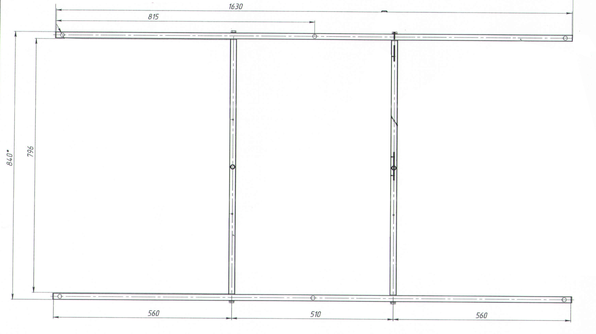 Каркас для ванны 170х90 см Creto Elite 11-K17090 черный