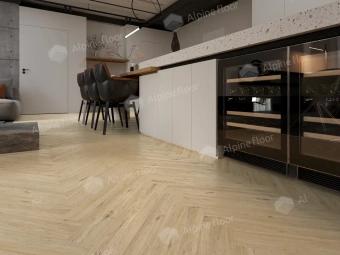 Ламинат Alpine Floor Herringbone 8 4V 33 (CH) LF102-1B Дуб Лион