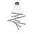 Люстра Maytoni Line MOD016PL-L96BK