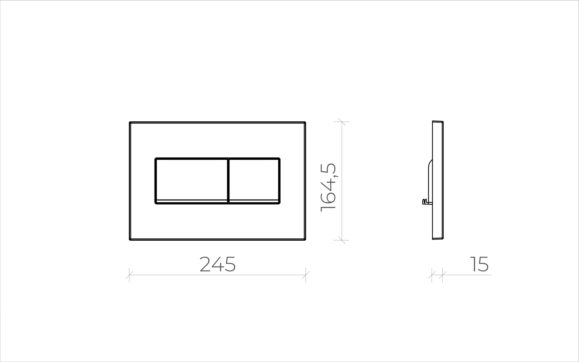 Кнопка смыва для инсталляции Creto Snap 2.0 KL-CR-753-5 золото матовый