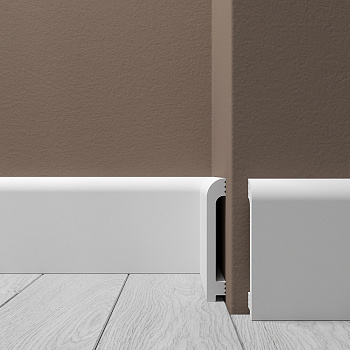 Плинтус Де-Багет XPS Polymer Н 3 100х16/ Белый