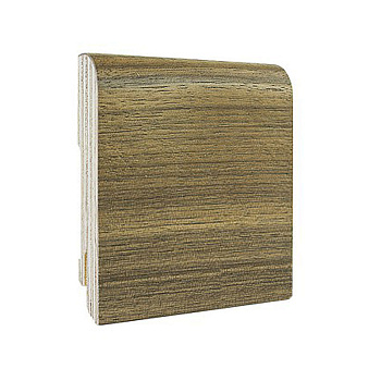 Напольный плинтус Finitura dekor R13 100х15х2400/ Орех американский