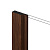 Финишный молдинг Hiwood LF124A BR396/ 42 х 12 х 2700
