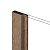 Финишный молдинг Hiwood LF124A BR416/ 42 х 12 х 2700