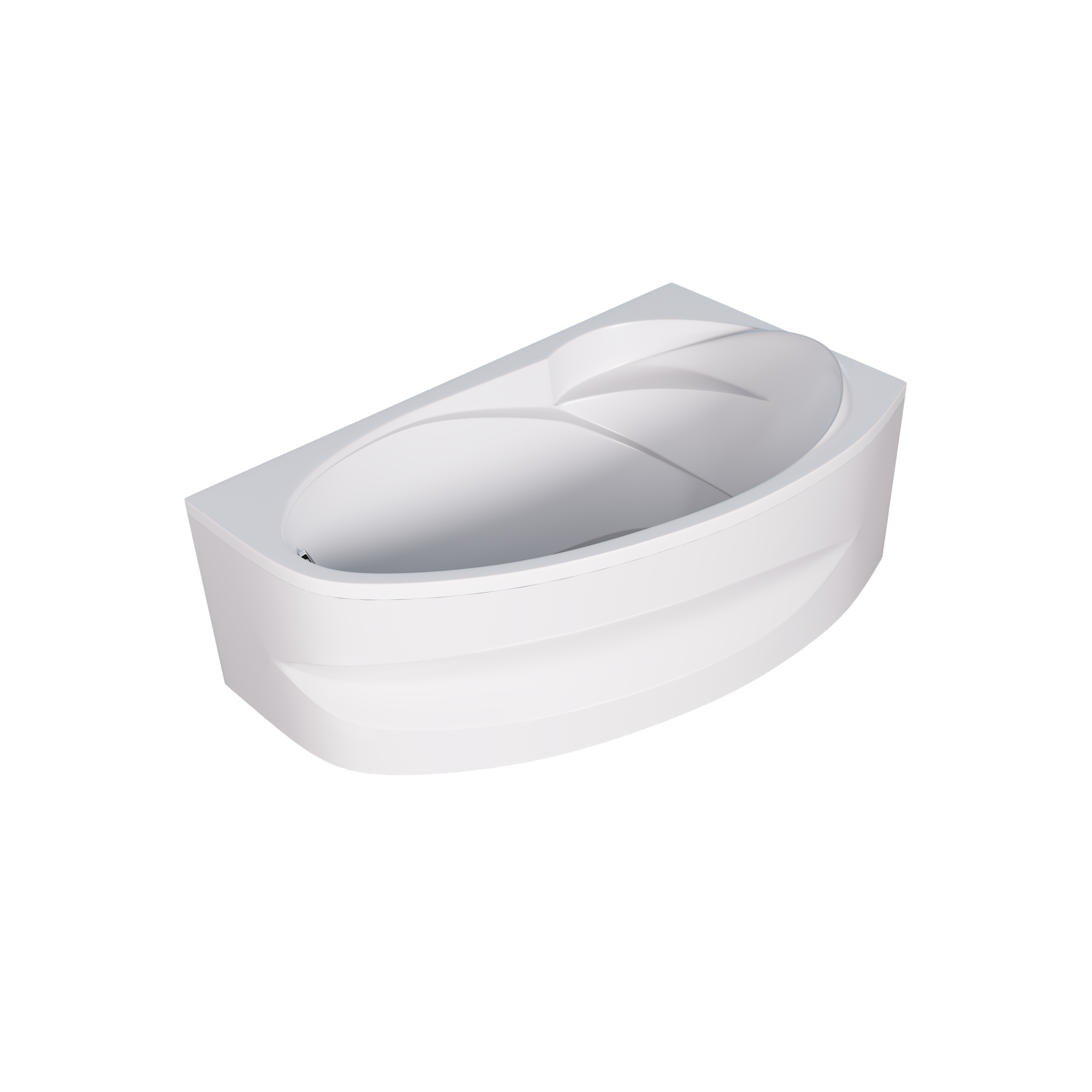 Акриловая ванна 160х95 см Creto Juliya 31-16095R белая