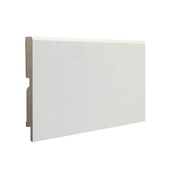 Напольный плинтус Finitura dekor F3 100х16х2400/ белый ASW