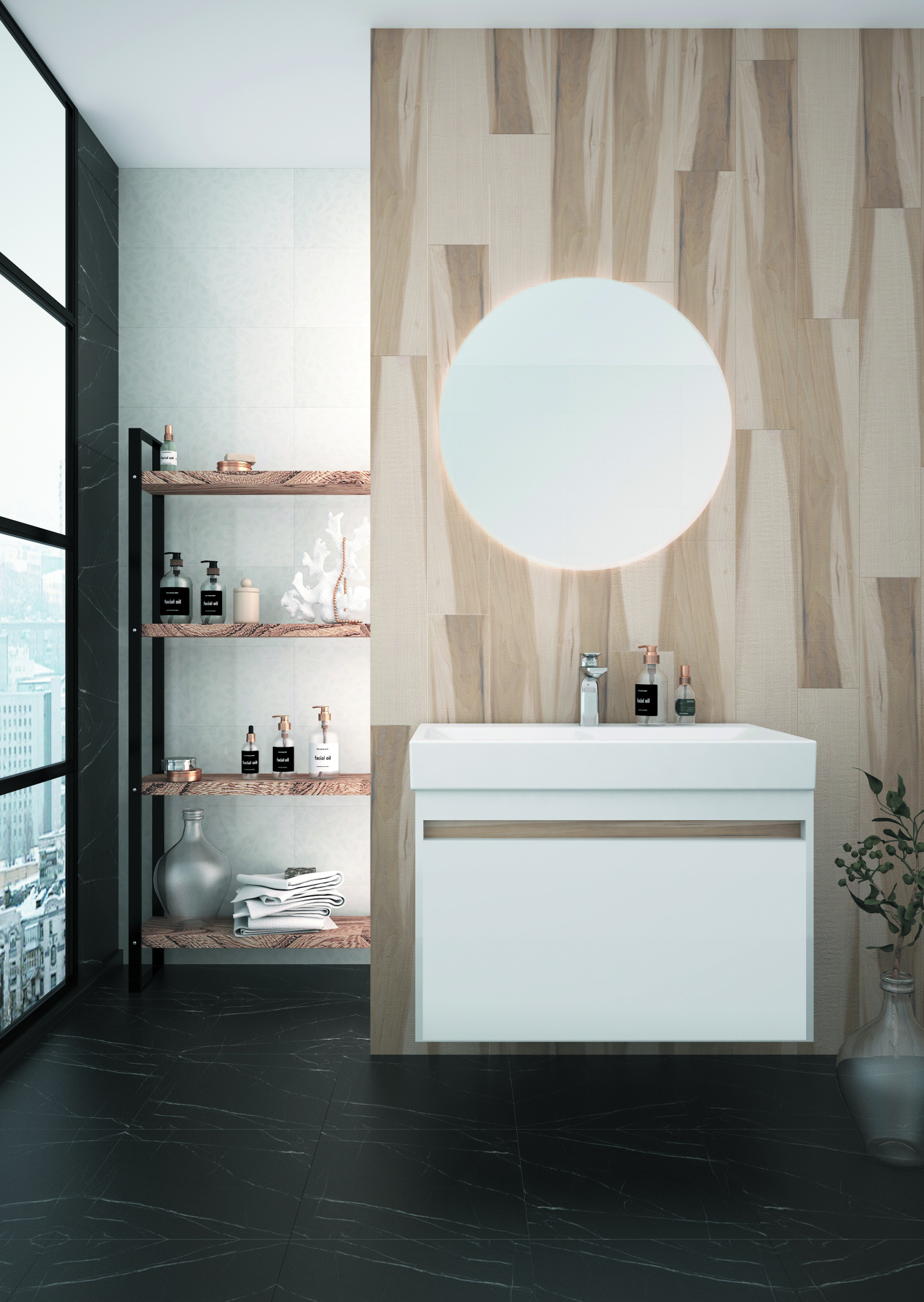 Тумба под раковину Creto Etna 80 White