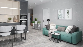 ПВХ-плитка Alpine Floor LVT Parquet ECO 16-18 Дуб Лейтена 4V 43кл