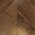 CROWNWOOD EXOTIC ONE Французская елка 45° 2-х слойная Орех Американский Натуральный Селект лак 600 х 125 х 15 / 1.50 м2