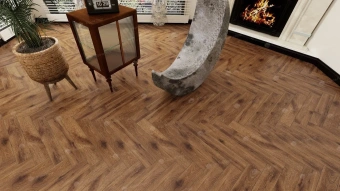 Ламинат Alpine Floor Herringbone 12 4V 34 (CH) LF105-11AB Дуб Умбрия