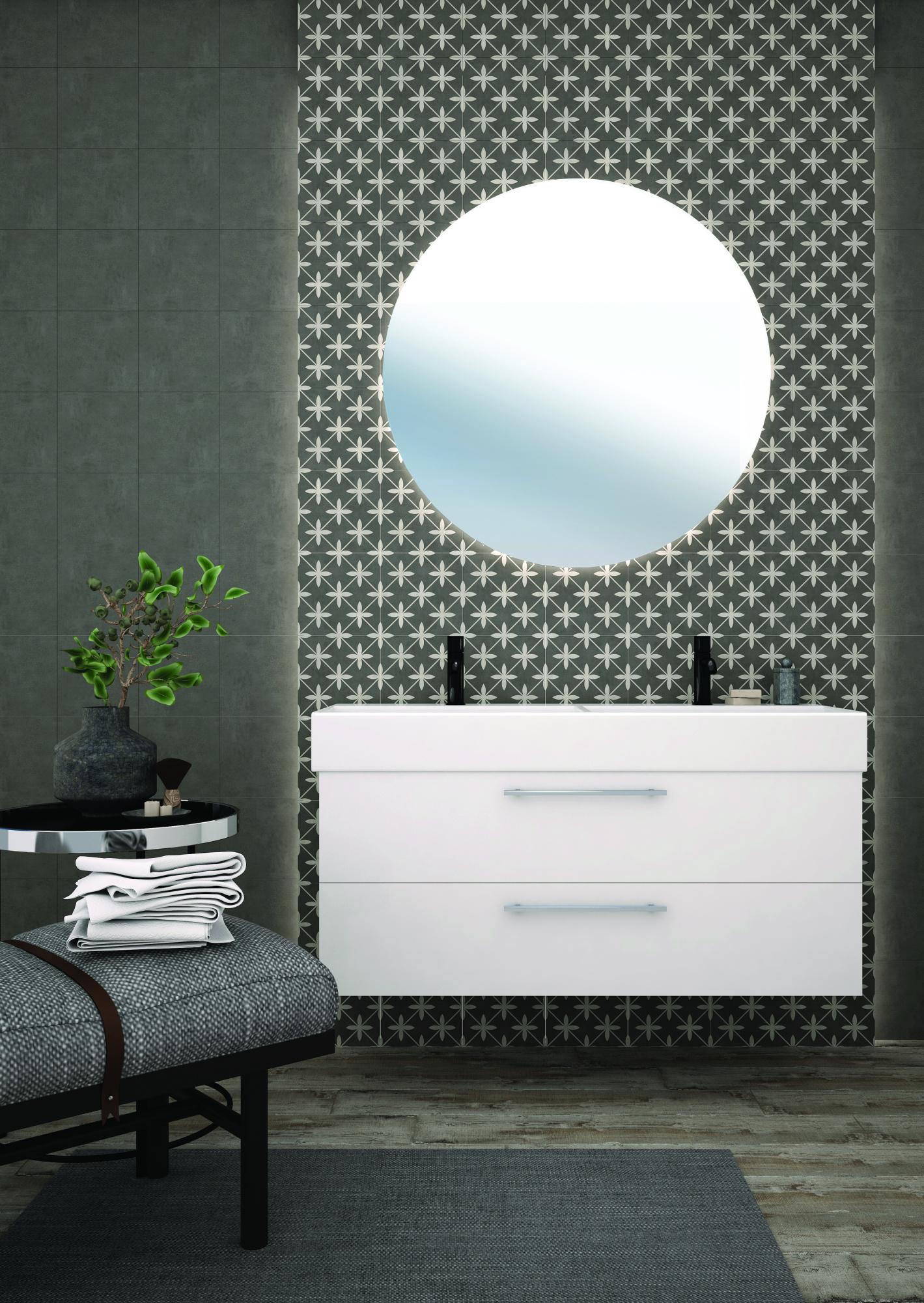 Тумба под раковину Creto Tivoli 120 белая