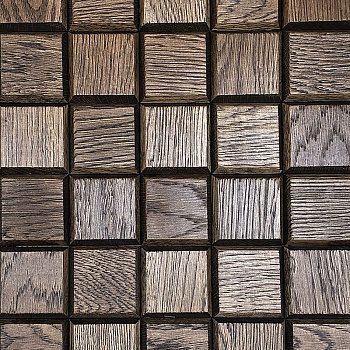 Стеновые панели CROWNWOOD WP3D9040 Шоколад, Дуб браш Коричневый