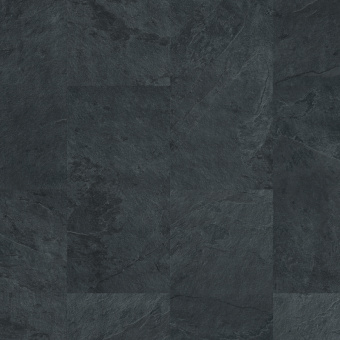 ПВХ-плитка Quick-Step QS Alpha Vinyl ORO плитка AVSTU 40035 Сланец чёрный
