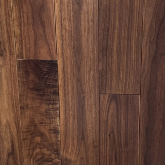 Массивная доска CROWNWOOD EXOTIC ONE Массивная (шип-паз) Орех Американский Натуральный Селект лак 300..1800 х 127 х 19,05 / 2.164 м2