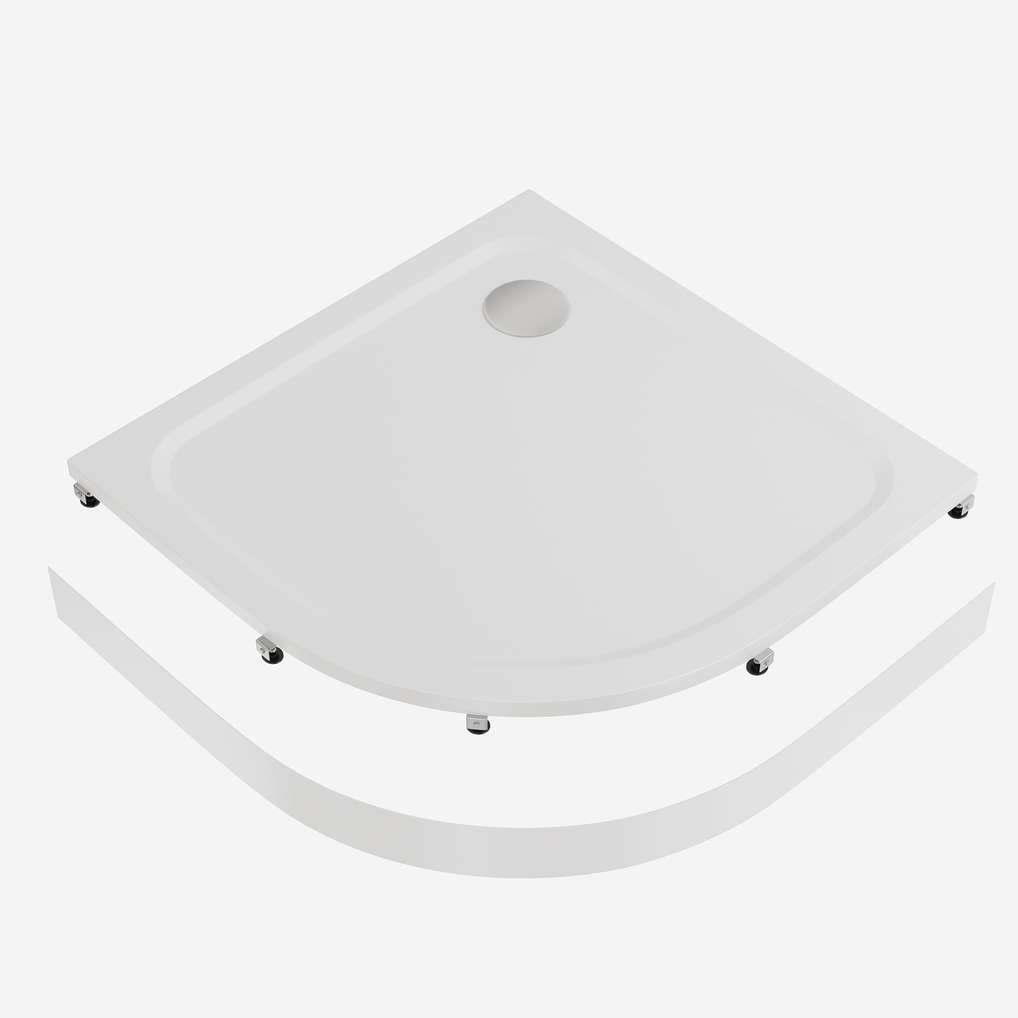 Душевой поддон акриловый Creto Roma 800х800 8-1001