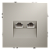 Розетка компьютерная встраиваемая VOLTUM S70 двойная RJ45+RJ45 кат.6, (кашемир)