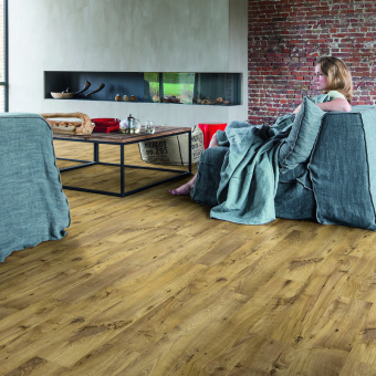 ПВХ-плитка Quick-Step QS Alpha Vinyl BLOS планка AVSPU 40029 Каштан винтажный натуральный