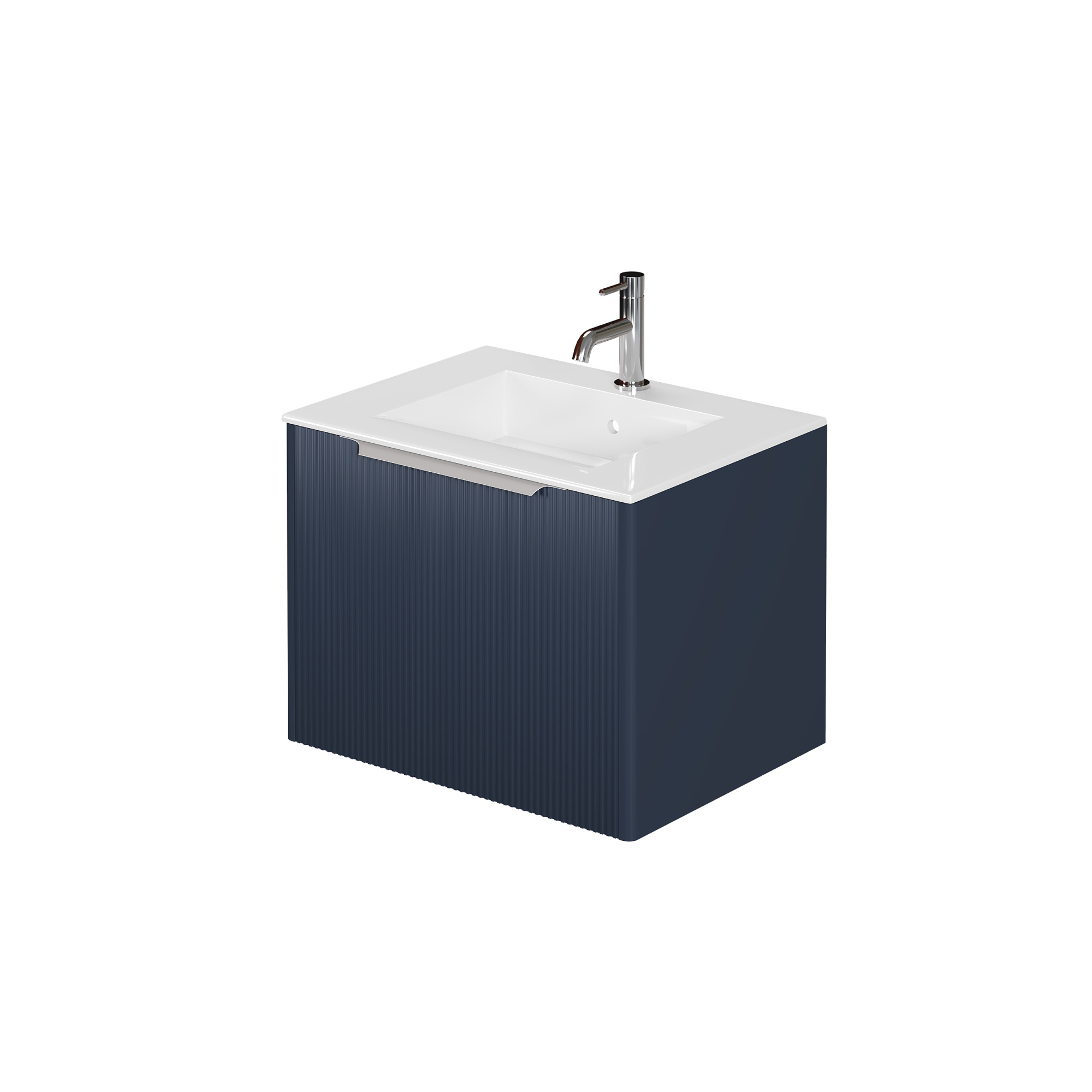 Тумба под раковину Creto Luna Blue 60 см 17-Bl60