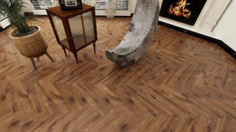 Ламинат Alpine Floor Herringbone 10 4V 33 (CH) LF107-11AB Дуб Умбрия