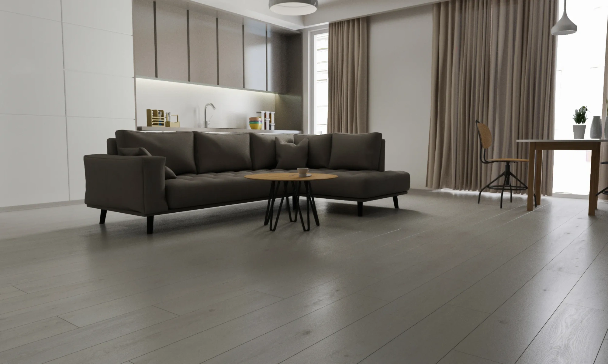 Ламинат My Step Терра Аква Блок (Terra Aqua Block) Дуб Асти MS118AB