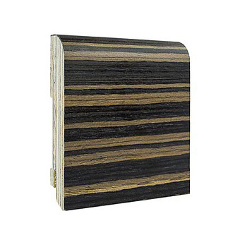 Напольный плинтус Finitura dekor R13 120х15х2400/ Эбен (ebony)