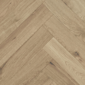 Английская елка Wood Bee Herringbone Дуб Аурео браш матовый Aureo, UV-лак gloss 5-9% 