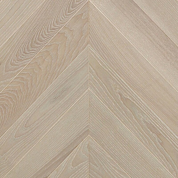 Паркет елка ESTA Chevron 25003 Ash Elegant brushed matt 5% gloss 4B 480 x 100 x 14мм