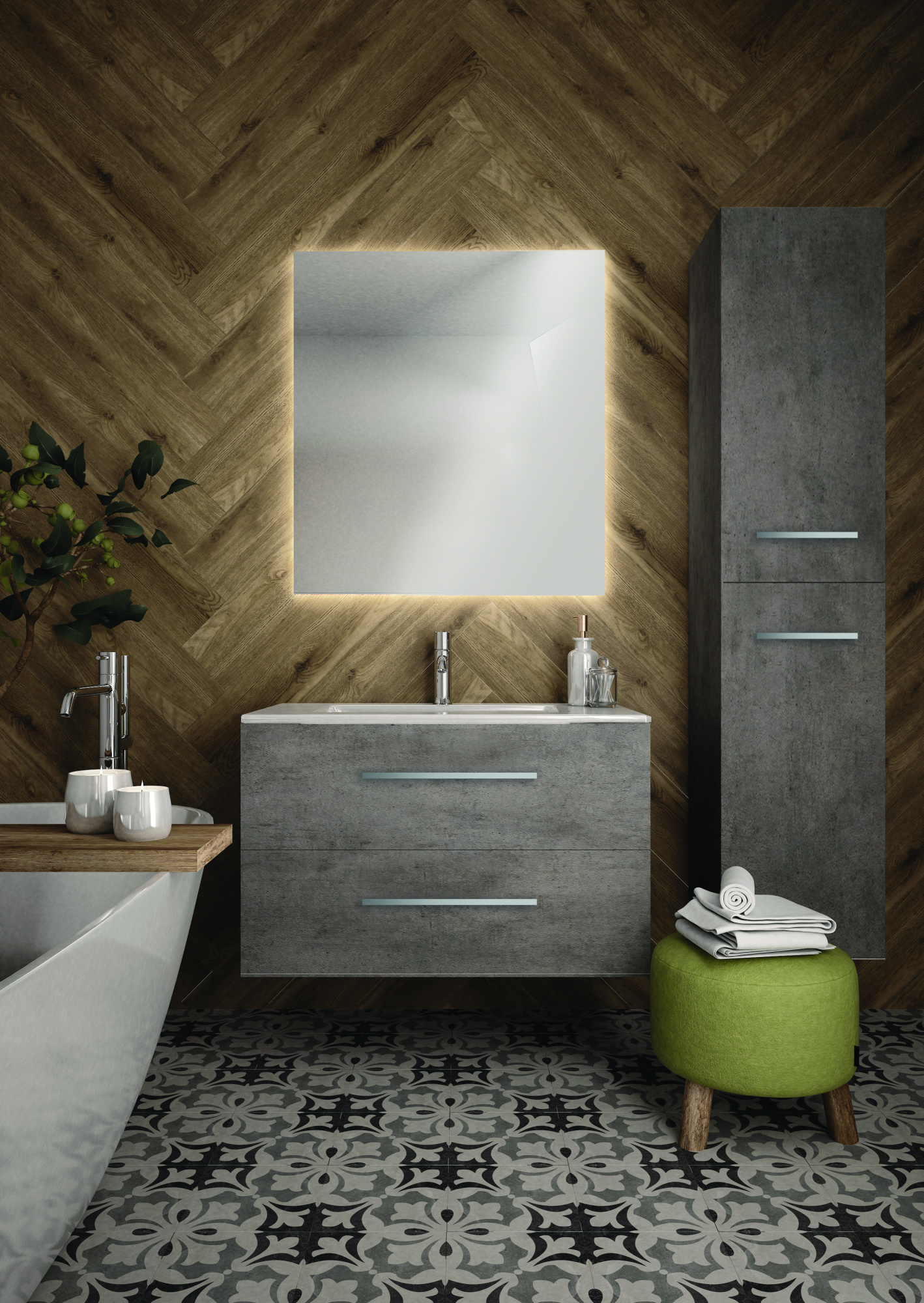 Тумба под раковину Creto Ares 60 белая