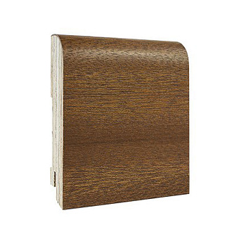 Напольный плинтус Finitura dekor R13 120х15х2400/ Махагон