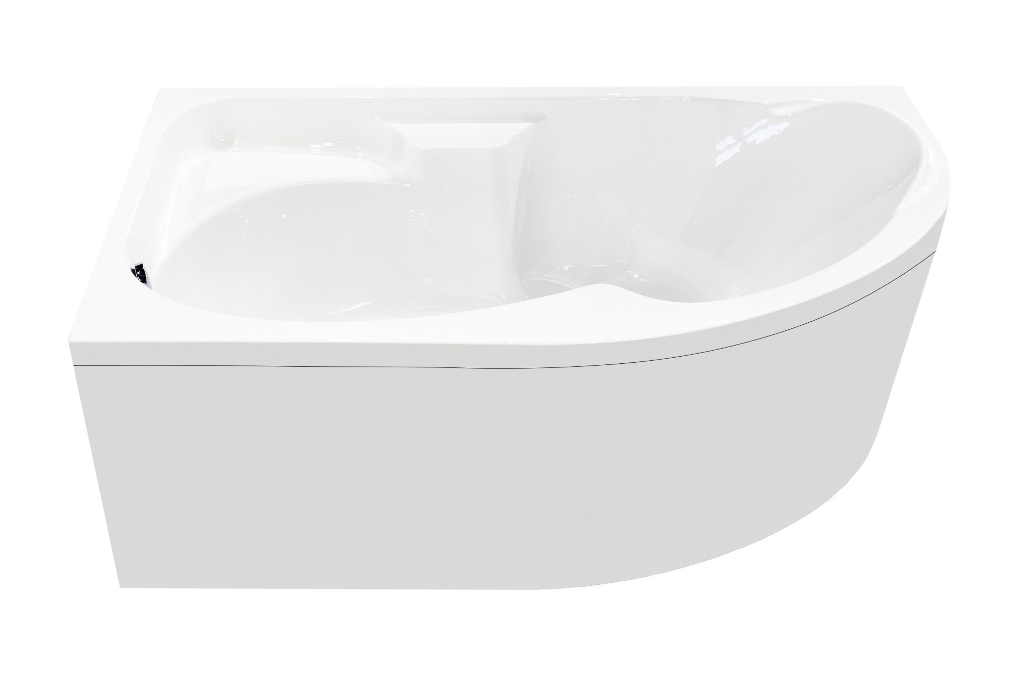 Акриловая ванна Creto Doris 160х100 см левая 14-160100L