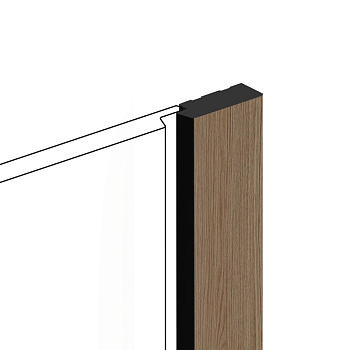 Финишный молдинг Hiwood LF124B BR417K/ 31 х 12 х 2700