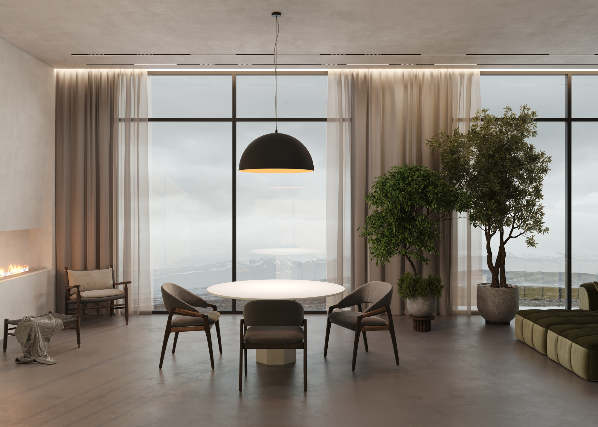 Трековый светильник Technical TR030-4-24WTW-DSZ-B