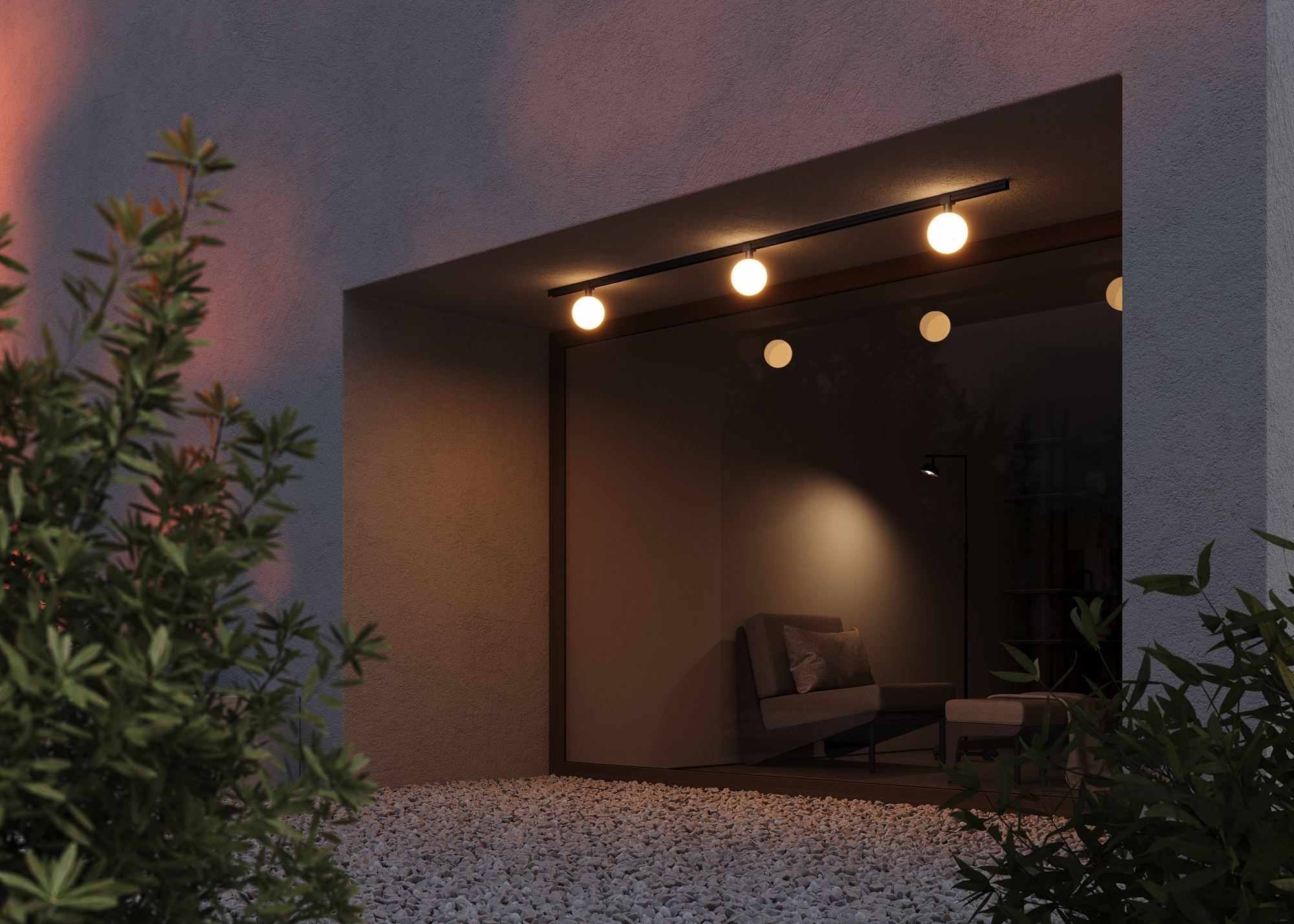 Уличный трековый светильник Outdoor O-TR01-1-S-9WB3K