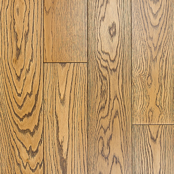 Инженерная доска CROWNWOOD Classic Arte 2-х слойная шип-паз Дуб Рюмеланж УФ-лак/Рустик/Браш 400..1500 x 175 x 15 / 1.313м2