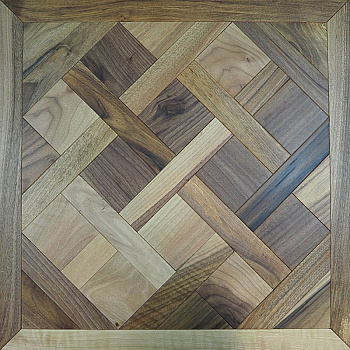 CROWNWOOD Лофт (модульный паркет ИЗ) 2-х слойный М1 Версаль (Порода: Орех Натур)