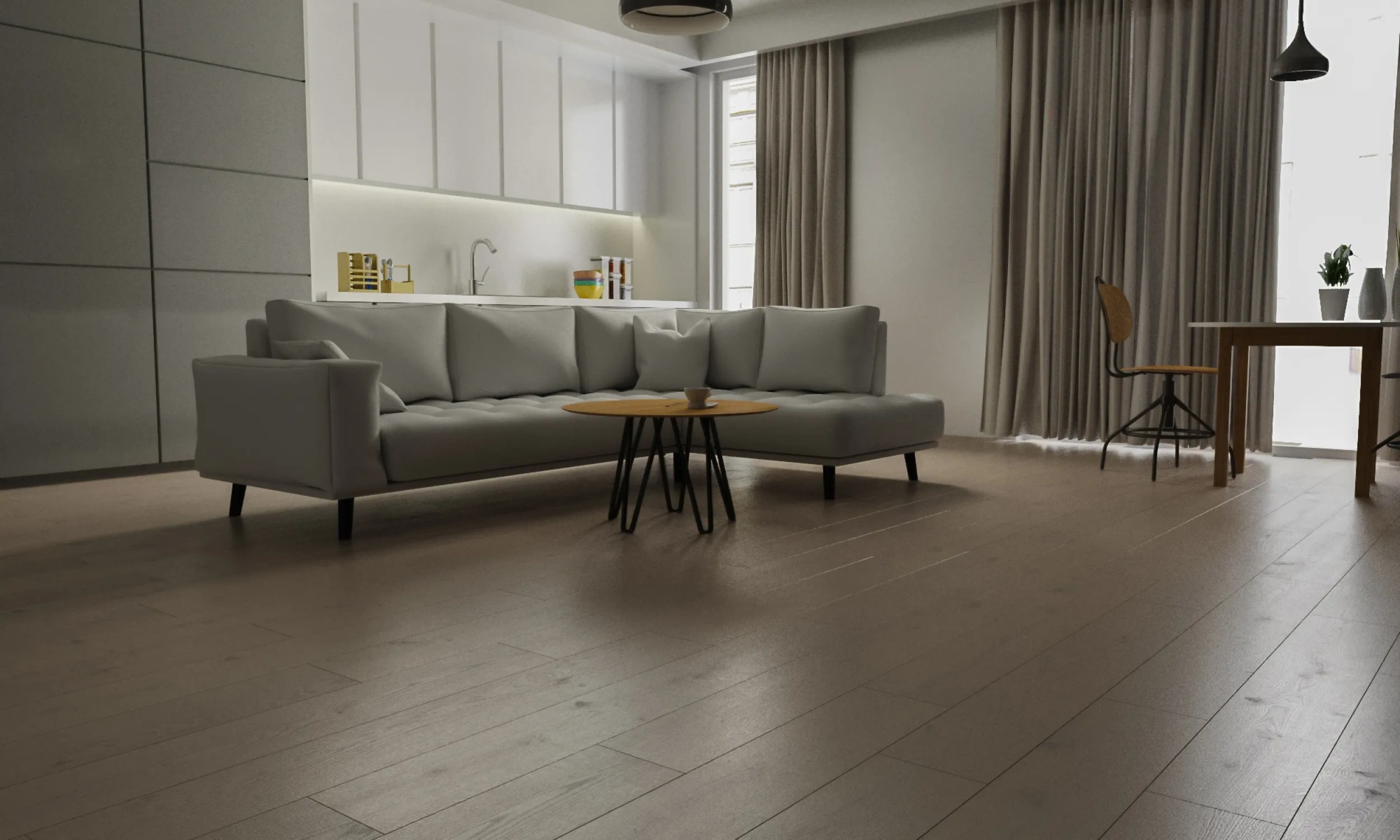 Ламинат My Step Терра Аква Блок (Terra Aqua Block) Дуб Ватикан MS138AB