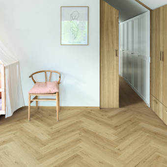 ПВХ-плитка Quick-Step QS Alpha Vinyl CIRO елка AVHBU 40362 Эко беж