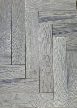 Паркет елка CROWNWOOD Английская елка 90° 2-х слойная (шип-паз) Гармония 100910 (Порода: Дуб Рустик) 600 x 100 x 13.5 / 0.96м2