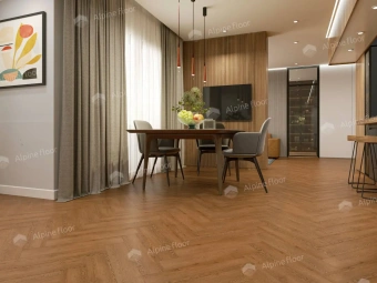 SPC Ламинат Alpine Floor SPC Light Parquet ЕСО 13-32AB Дуб Селена 4V 43кл