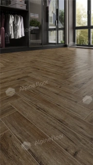 Ламинат Alpine Floor Herringbone 12 Pro 4V 34 (CH) LF106-10A Дуб Бордо