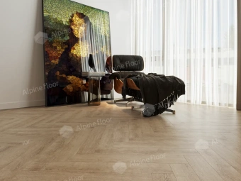 Ламинат Alpine Floor Herringbone 8 4V 33 (CH) LF102-7A Дуб Прованс